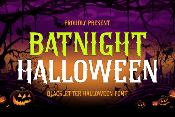 Batnight Halloween: The Spooky Typeface for Seasonal Campaigns
