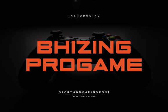 Bhizing Progame: The Ultimate Sans Serif for Sports and Gaming Brands