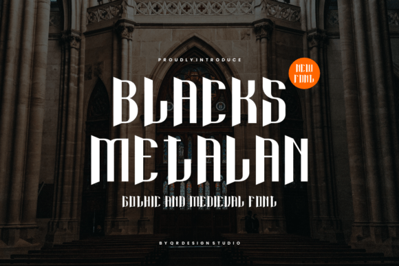Blacks Metalan: The Bold Blackletter Typeface for Scroll-Stopping Campaigns