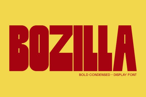 Bozilla: The Bold Sans Serif Typeface for Impactful Web Design