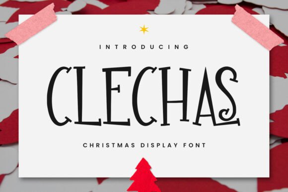Clechas: The Festive Serif Font for Holiday Campaigns