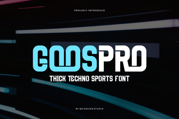 Goospro: A Bold Sans Serif Typeface for Modern Editorial Design