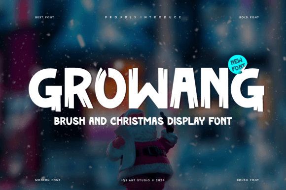 Growang: The Festive Typeface That Elevates Your Brand Identity