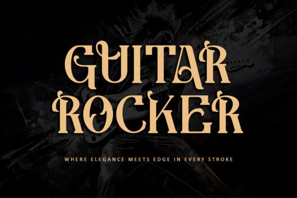 Guitar Rocker: The Serif Typeface That Elevates Handmade Brands