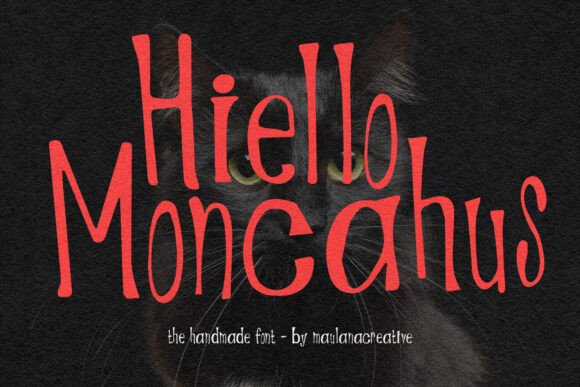 Hiello Moncahus: A Playful Typeface for Bold Brand Identity