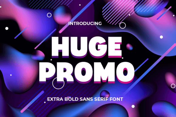 Huge Promo: The Extra Bold Sans Serif for High-Impact Branding