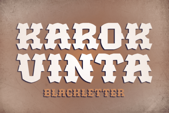Karok Vinta: A Bold Typeface for Editorial Design and Content Branding