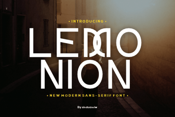 Lemonion: The Bold Sans Serif Typeface for High-Impact Campaigns