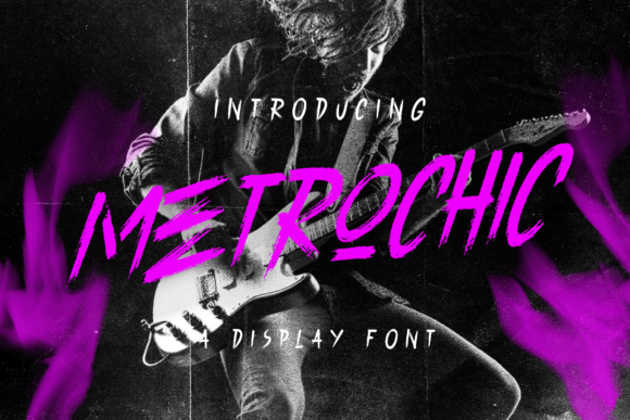 Metrochick: A Bold Blackletter Typeface for Modern Branding