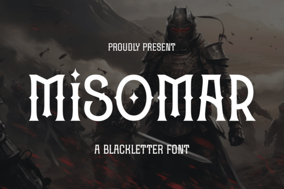 Misomar: A Bold Blackletter Typeface for Editorial Identity