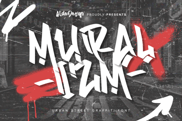 Muralizm: The Urban Font That Brings Street Energy to Your Handmade Shop