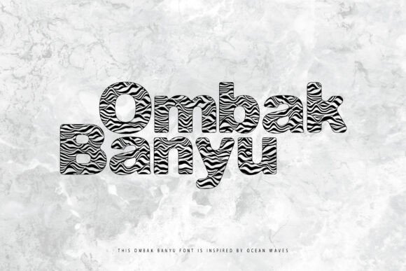 Ombak Banyu: The Wild Typeface for Eye-Catching Campaigns