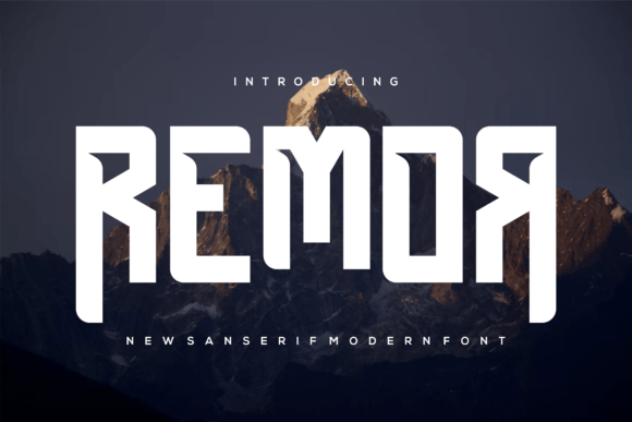 Remor: The Dripping Brush Font for Bold Handmade Designs