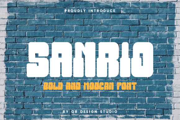 Sanrio: The Quirky Display Font for Standout Web Design