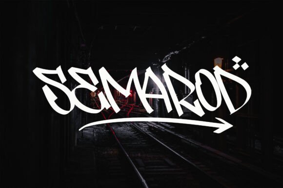 Semarod: The Bold Script Font for Dynamic Editorial Design