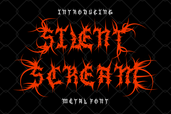 Silent Scream: The Metal Font That Stops Scrolling