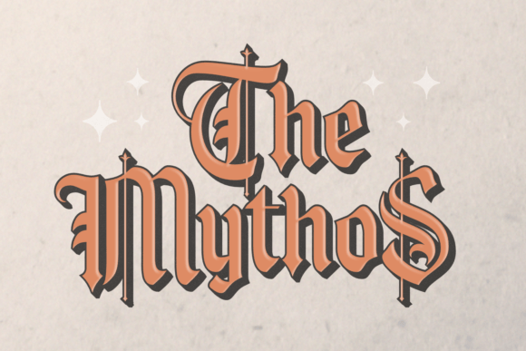 The Mythos: A Premium Blackletter Typeface for Scroll-Stopping Campaigns